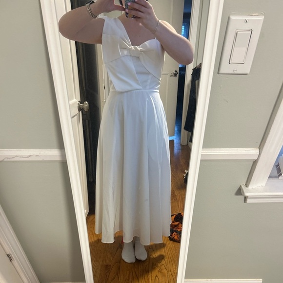 Elie Tahari The Emily Bow Midi Dress - Picture 7 of 7